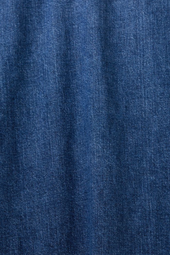 Jeansskjorta, BLUE MEDIUM WASHED, detail image number 4