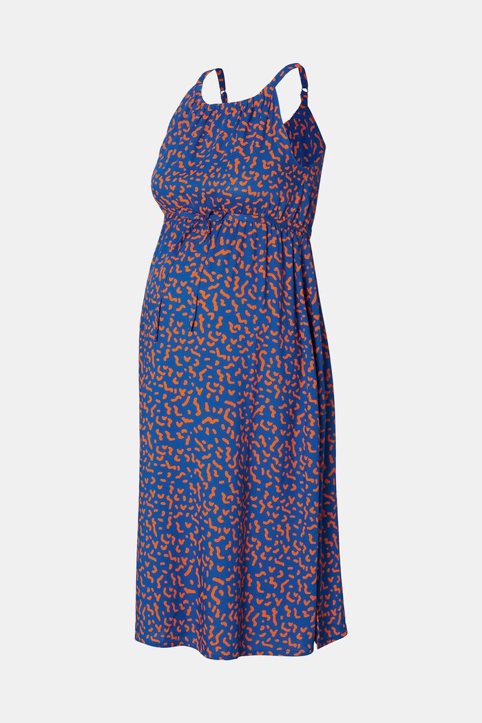 MATERNITY Mönstrad ärmlös klänning, ELECTRIC BLUE, detail image number 4