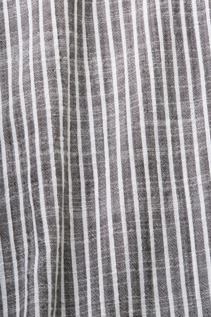 Skjortklänning med skärp, 100% bomull, ANTHRACITE, detail image number 5