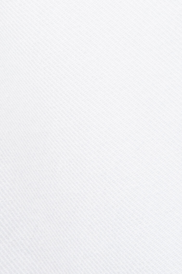 Twill overshirt, 100% bomull, WHITE, detail image number 4