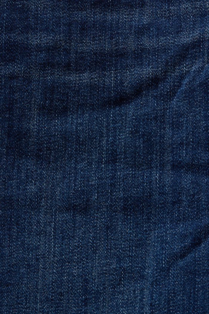 Jeansshorts med stretch, BLUE DARK WASHED, detail image number 6