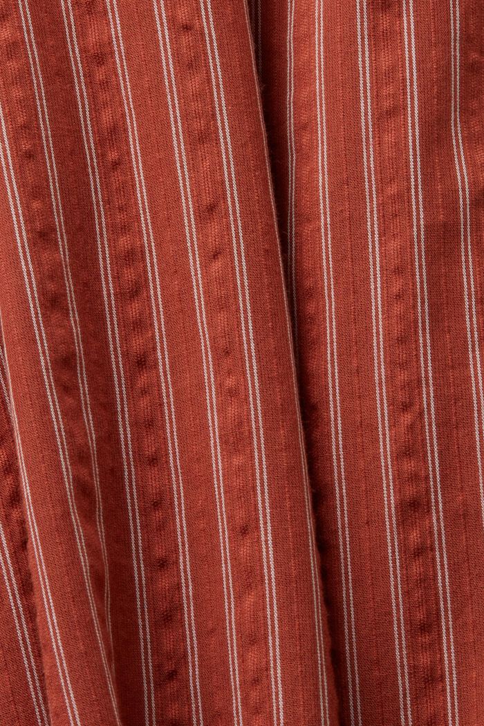 Minilång skjortklänning, TERRACOTTA, detail image number 4