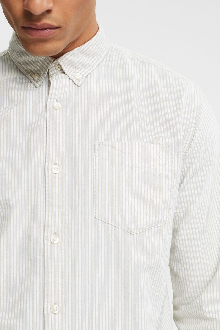 Randig skjorta, PALE KHAKI, detail image number 0