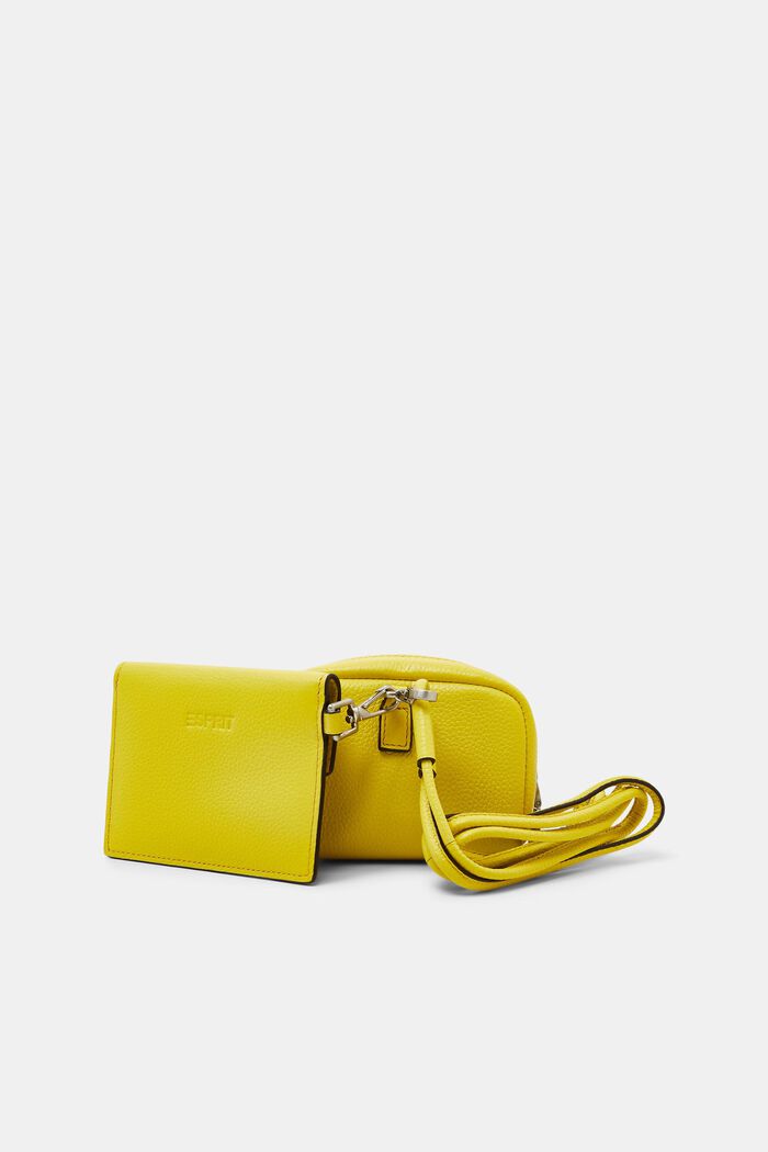 Mini pouch-väska, YELLOW, detail image number 2