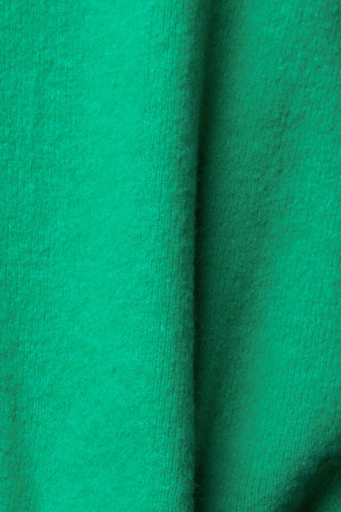 V-ringad tröja i ullmix, LIGHT GREEN, detail image number 1