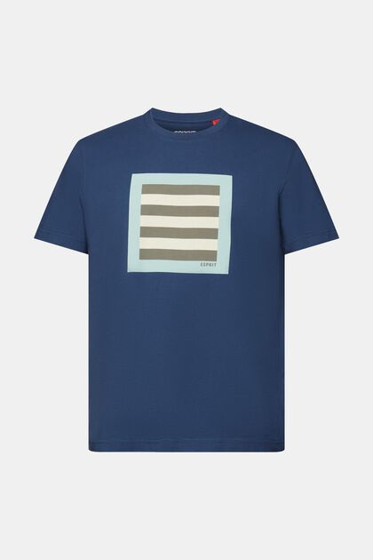 Grafisk T-shirt i bomullsjersey