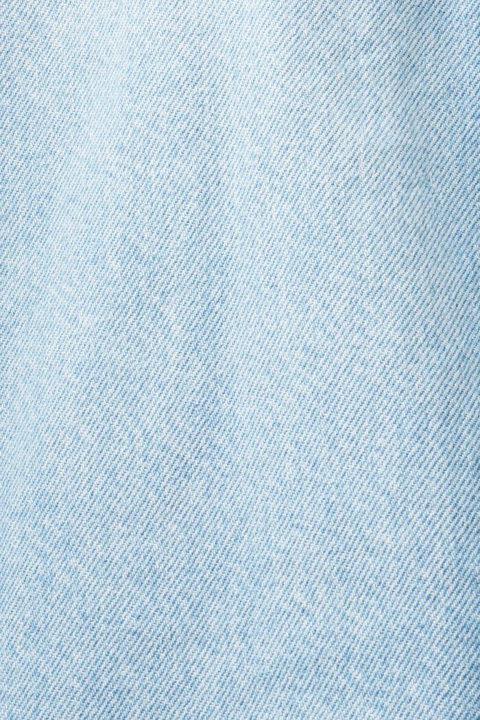 Jeansjacka i hållbar bomullsdenim, BLUE BLEACHED, detail image number 4