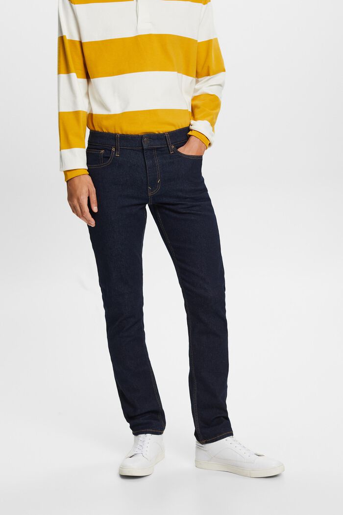 Återvunnet: jeans med smal passform, BLUE RINSE, detail image number 0