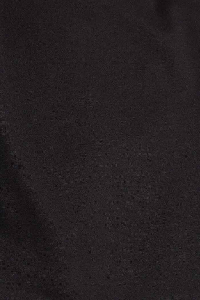 Minikjol med skärp i jersey, BLACK, detail image number 4