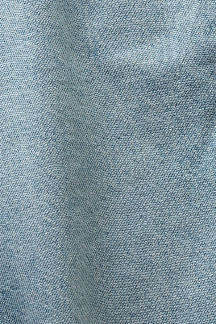 Lediga jeansshorts med medelhög midja, BLUE LIGHT WASHED, detail image number 6