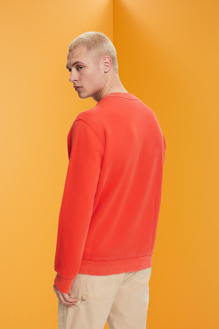 Enkel sweatshirt med normal passform, RED, detail image number 3