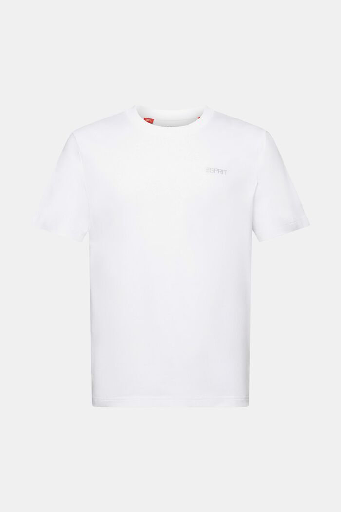 T-shirt med logo, unisexmodell, WHITE, detail image number 7