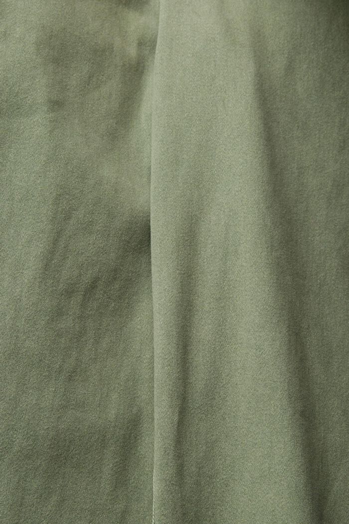 Chinos i bomull, GREEN, detail image number 4