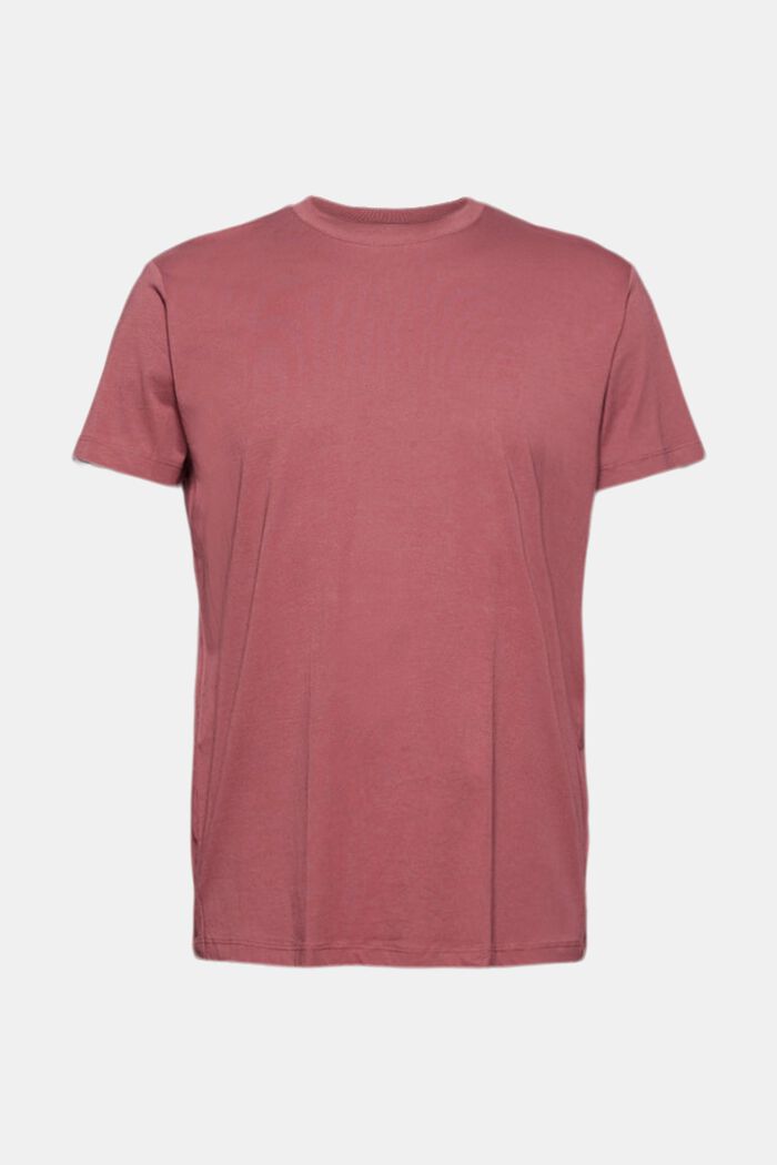 T-shirt av jersey i 100% ekologisk bomull, BERRY RED, detail image number 0