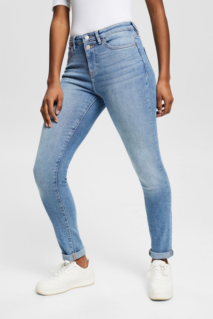 Jeans med hög stretchandel