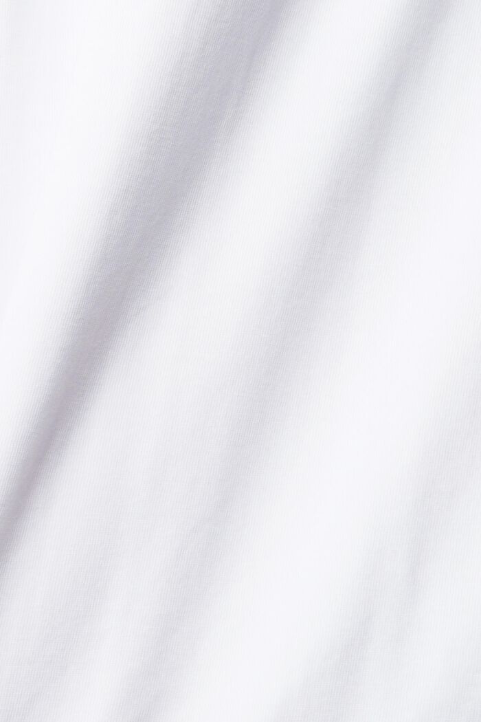 Jersey-skjorta, 100% bomull, WHITE, detail image number 4