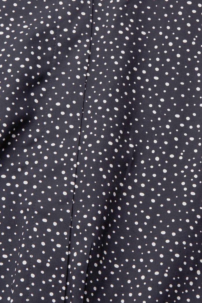 Blus med mönster, LENZING™ ECOVERO™, BLACK, detail image number 6