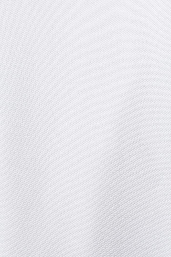 Tenniströja i pimabomullspiké, WHITE, detail image number 5