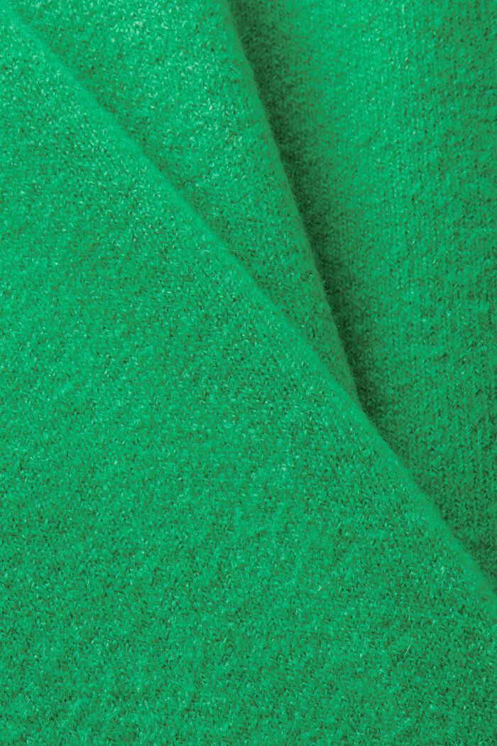 Tröja i ullmix med rund ringning, GREEN, detail image number 5