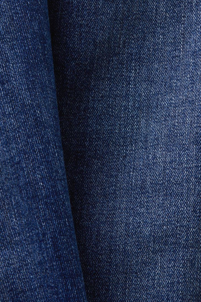 Skinny-jeans med mellanhög midja, BLUE DARK WASHED, detail image number 5