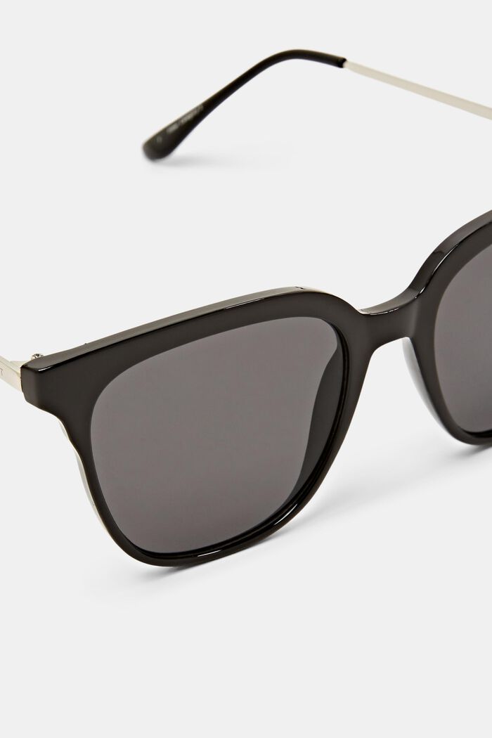 Solglasögon med fyrkantig båge, BLACK, detail image number 1