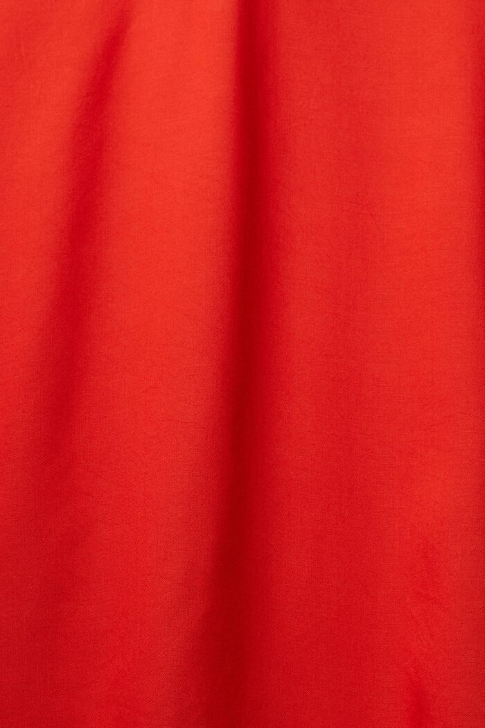 V-ringad blus, LENZING™ ECOVERO™, ORANGE RED, detail image number 1