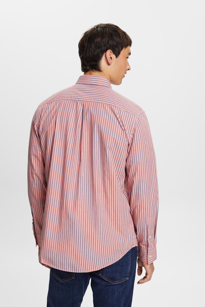 Skjorta med ränder, 100% bomull, CORAL RED, detail image number 2