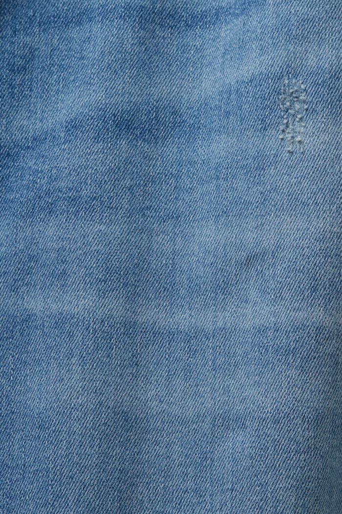 Skinny-jeans med mellanhög midja, BLUE LIGHT WASHED, detail image number 5
