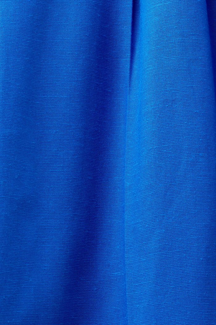 Mixa och matcha: kort culottebyxa med hög midja, BRIGHT BLUE, detail image number 6