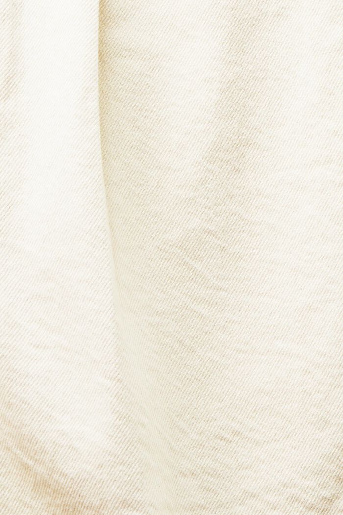 Shorts av tvättad bomullstwill, OFF WHITE, detail image number 6