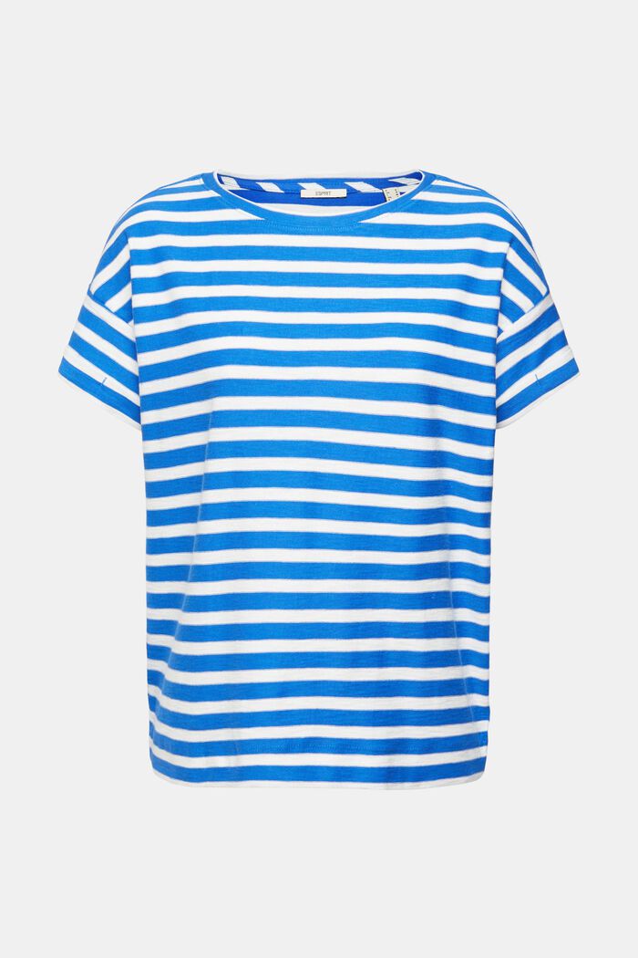 Randig T-shirt, BRIGHT BLUE, detail image number 5