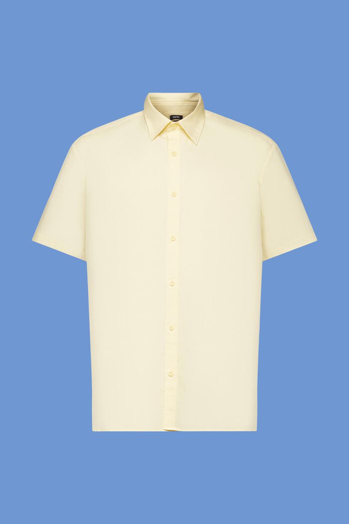 Kortärmad button down-skjorta, LIGHT YELLOW, detail image number 5