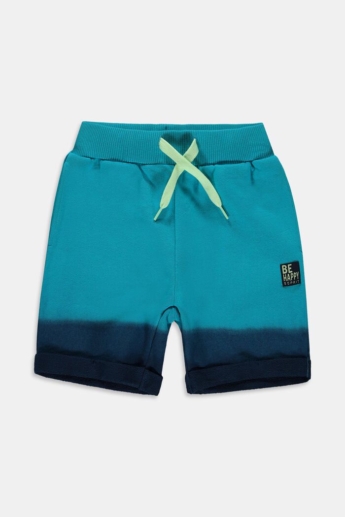 Tvåfärgade shorts, AQUA GREEN, detail image number 0