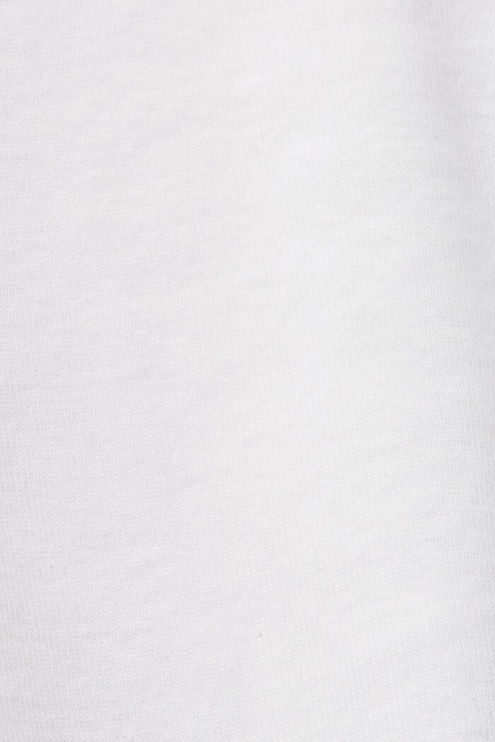 T-shirt i med tryck framtill, WHITE, detail image number 5