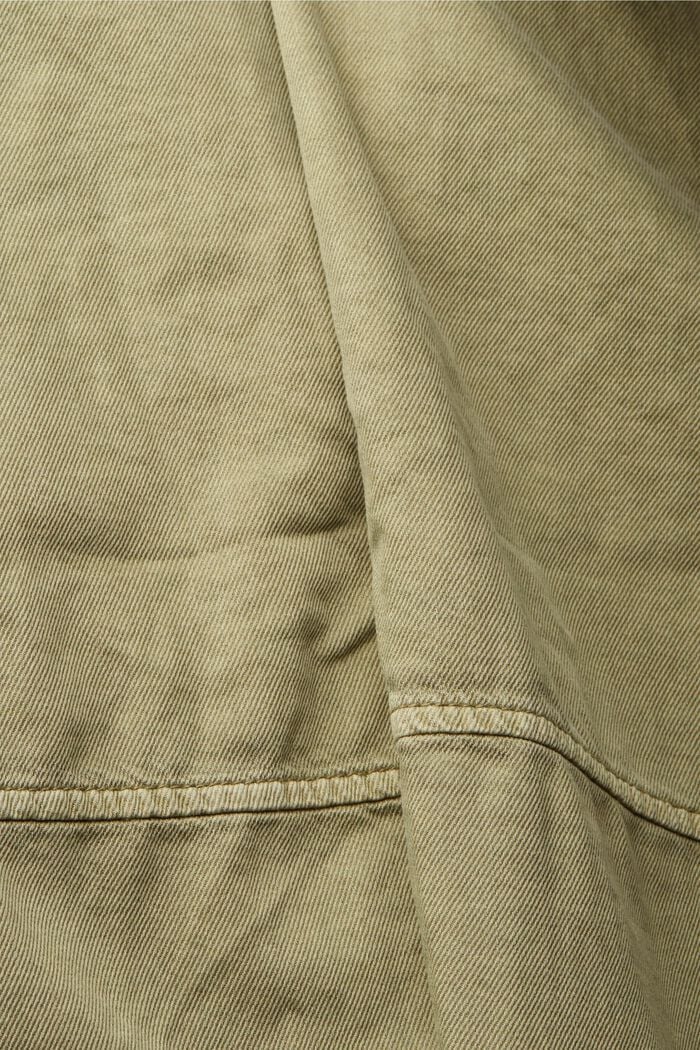 Med TENCEL™: miniklänning med fickor, LIGHT KHAKI, detail image number 4