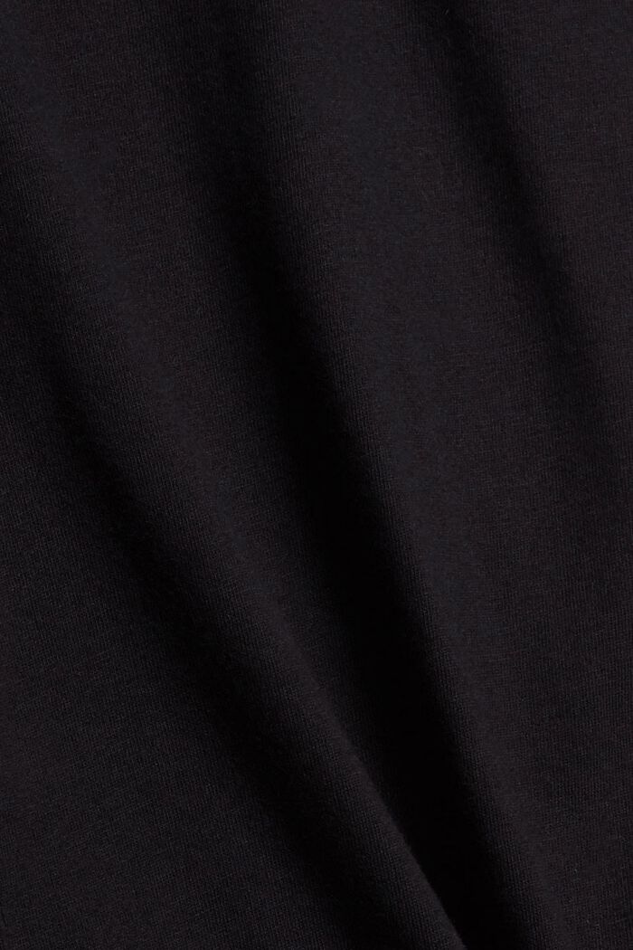 Pyjamasbyxa i 100% ekologisk bomull, BLACK, detail image number 4