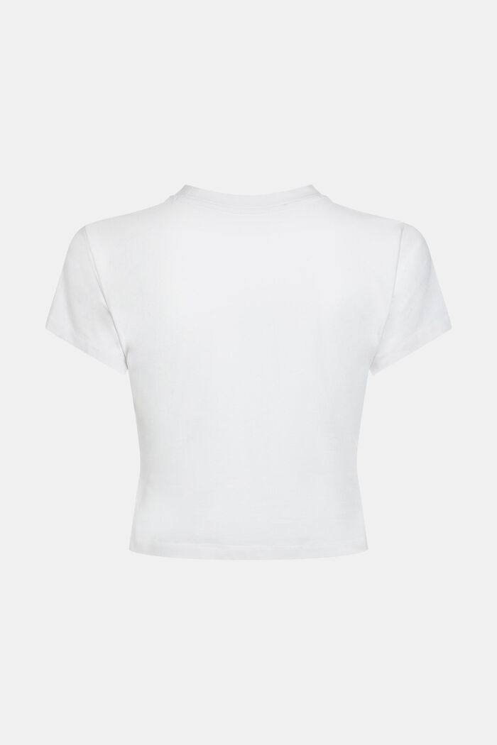 Kortare T-shirt, WHITE, detail image number 5