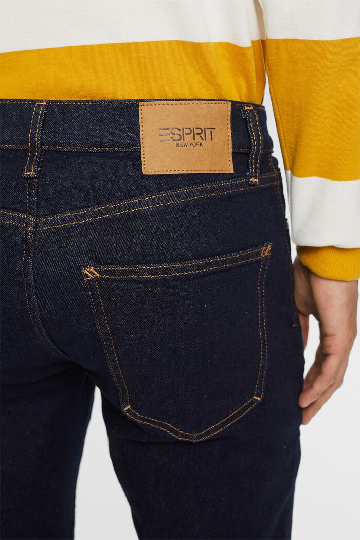 Återvunnet: jeans med smal passform, BLUE RINSE, detail image number 4
