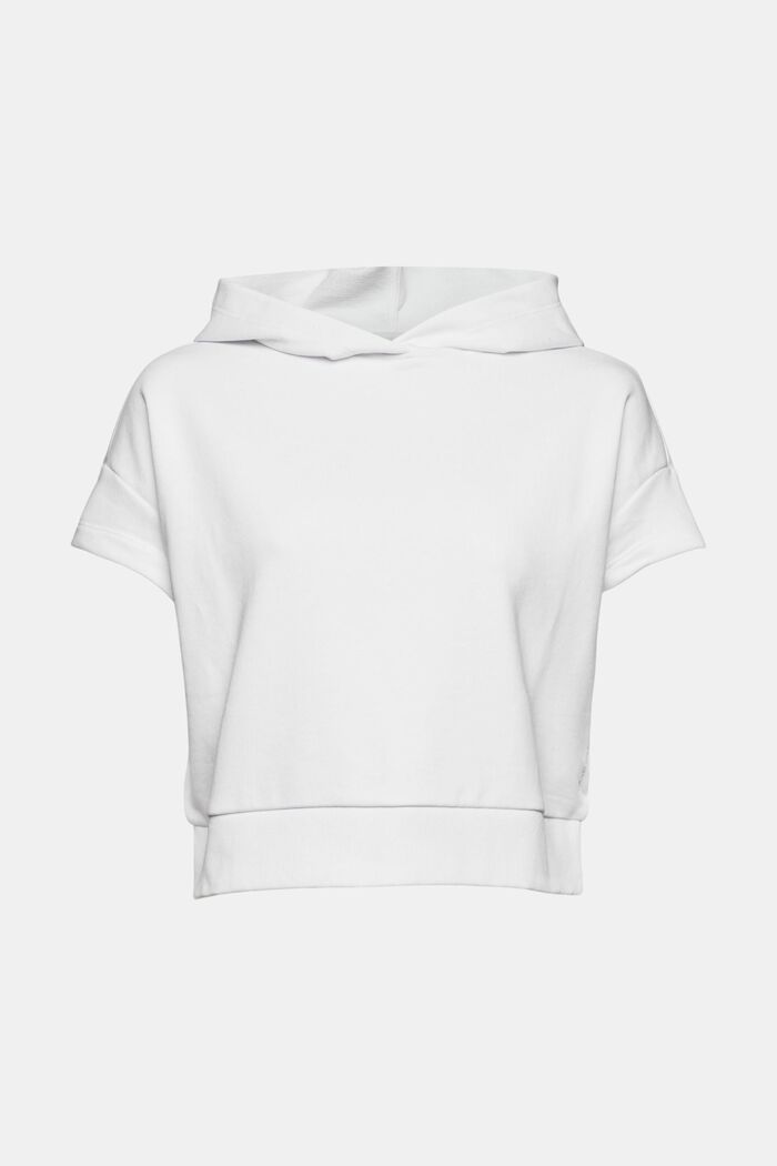 Återvunnet material: kortärmad sweatshirt, WHITE, detail image number 5
