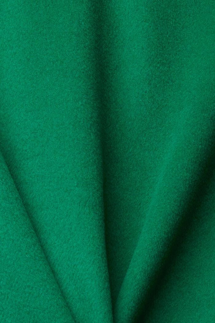 Minikjol i ullblandning, EMERALD GREEN, detail image number 6
