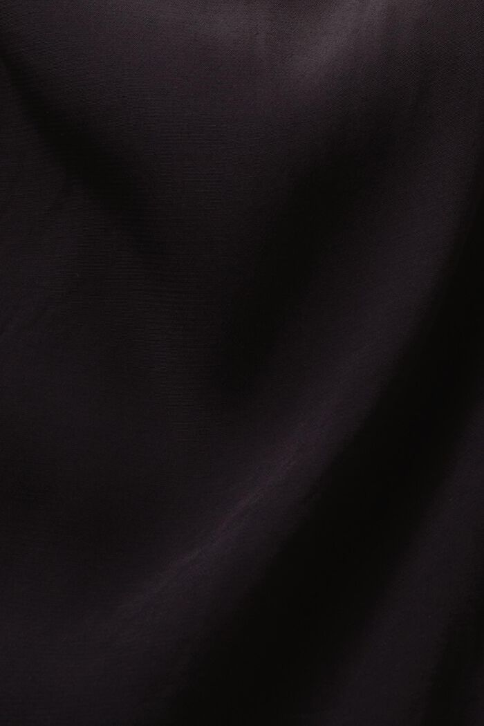 Midiklänning i crêpe, BLACK, detail image number 4