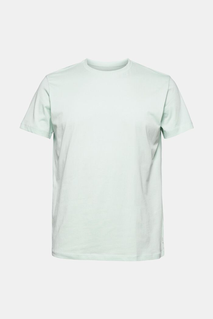T-shirt av jersey i 100% ekologisk bomull, PASTEL GREEN, detail image number 0