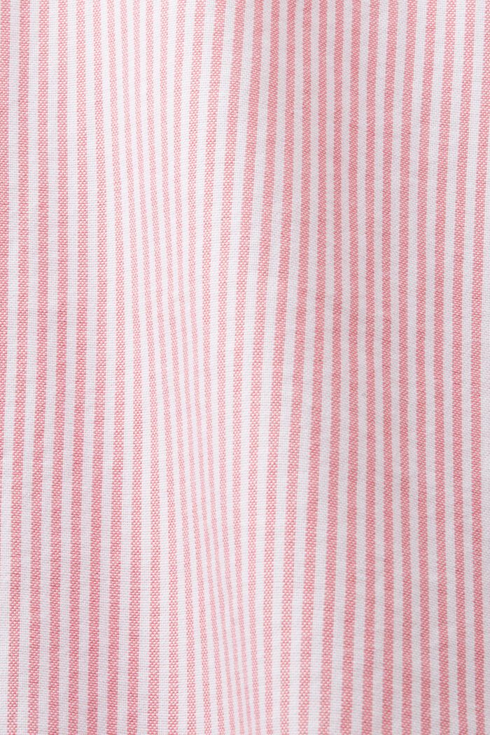 Oversized, randig bomullsskjorta, PINK, detail image number 4