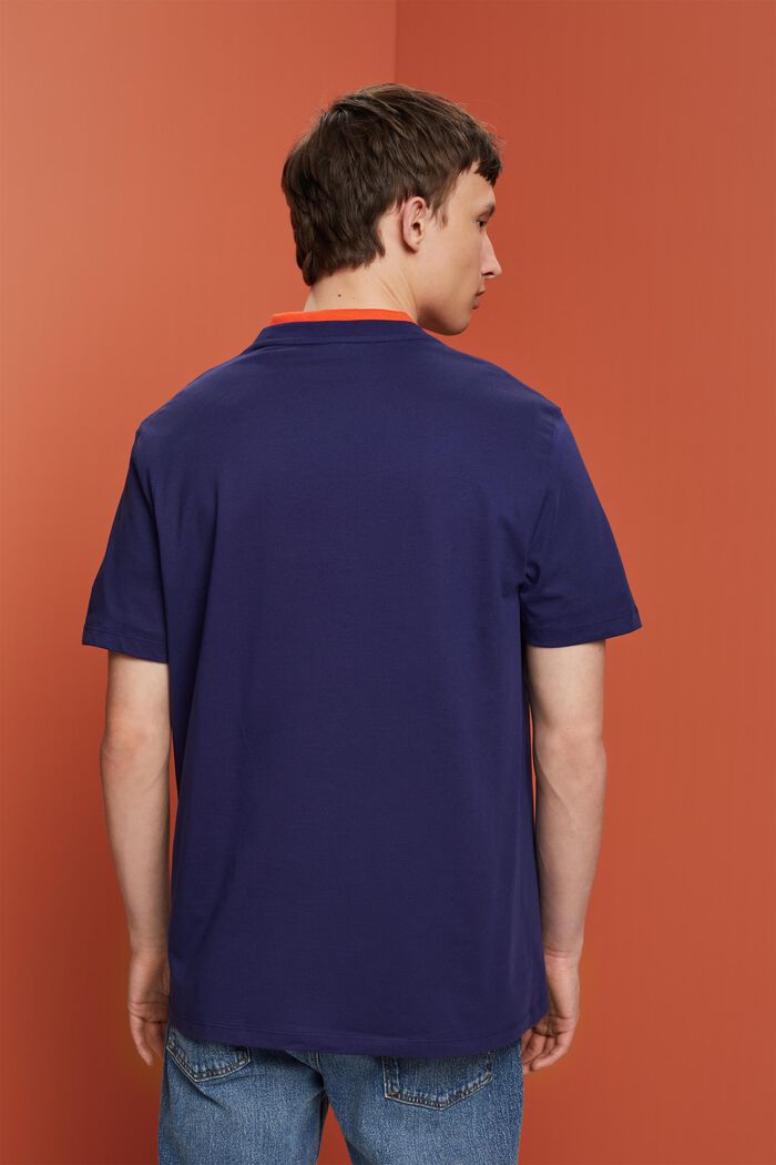 T-shirt i jersey med tryck, DARK BLUE, detail image number 3