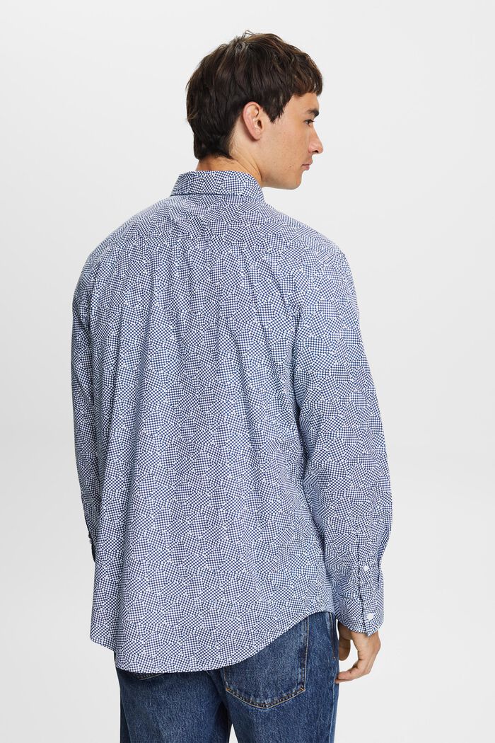 Mönstrad skjorta, 100% bomull, WHITE, detail image number 3