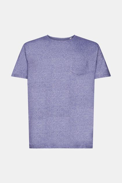 Återvunnet material: T-shirt i melerad jersey