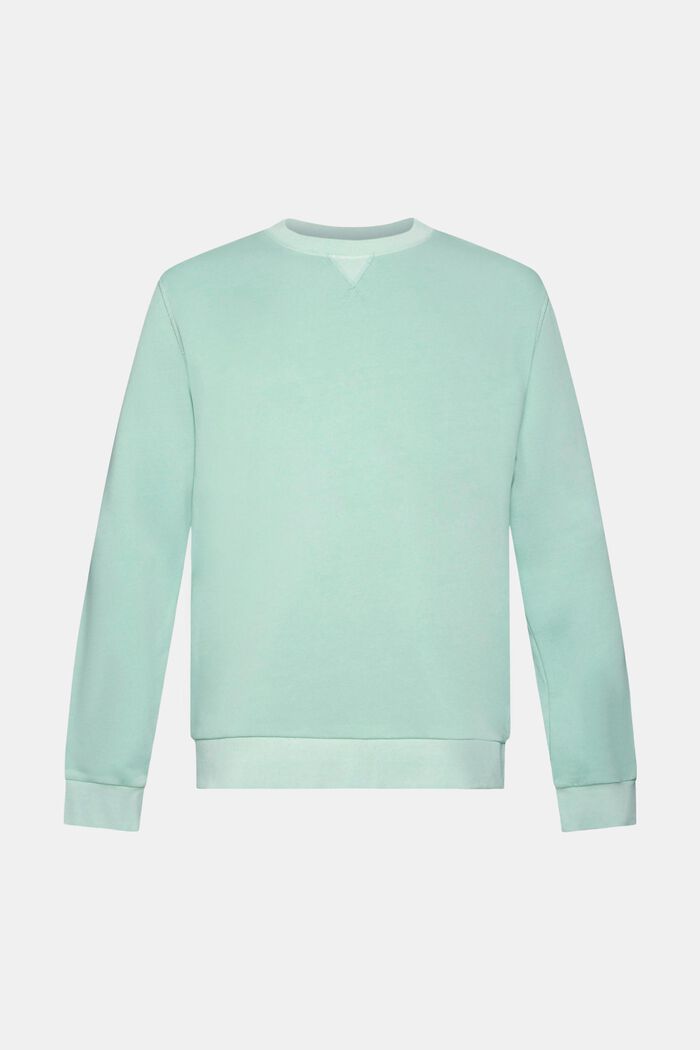 Enkel sweatshirt med normal passform, LIGHT AQUA GREEN, detail image number 5
