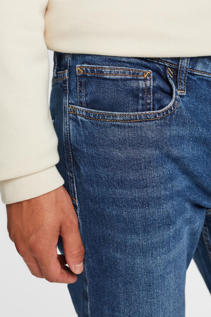 Återvunnet: slim fit jeans, BLUE MEDIUM WASHED, detail image number 3