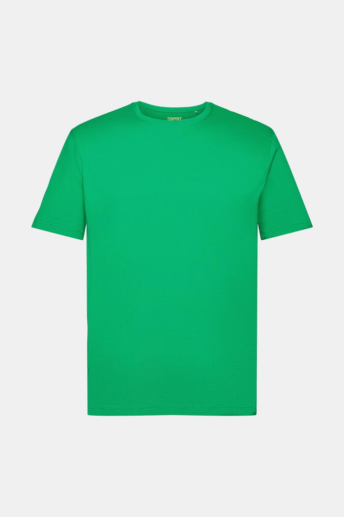 Kortärmad T-shirt med rund ringning, GREEN, detail image number 5