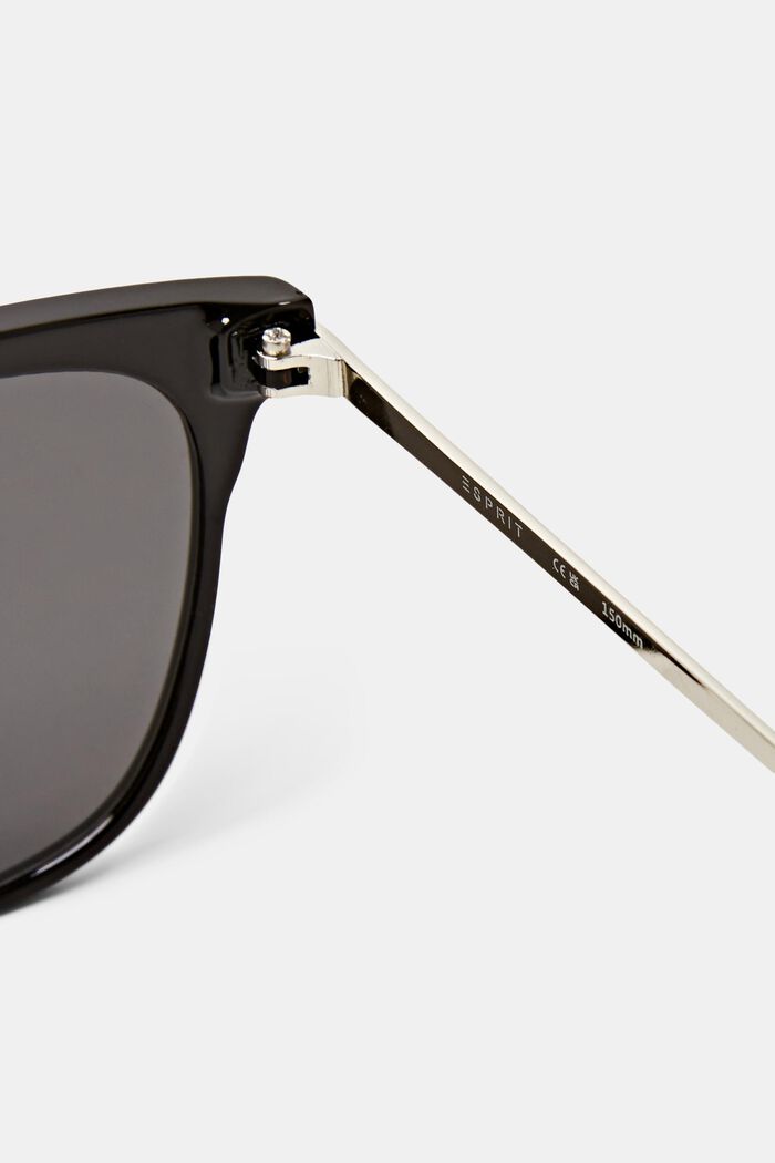 Solglasögon med fyrkantig båge, BLACK, detail image number 3
